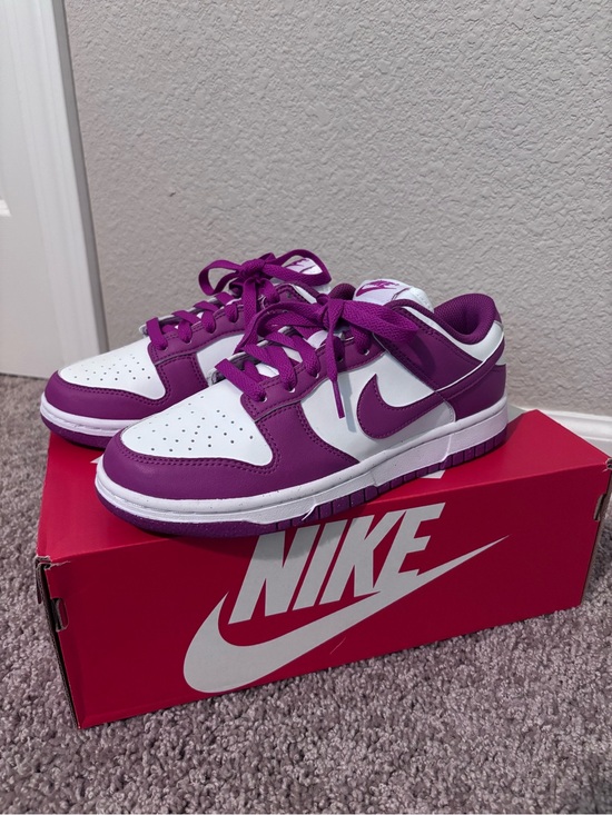 Nike Shoes - Nike Women’s Dunk Low - White & Magenta